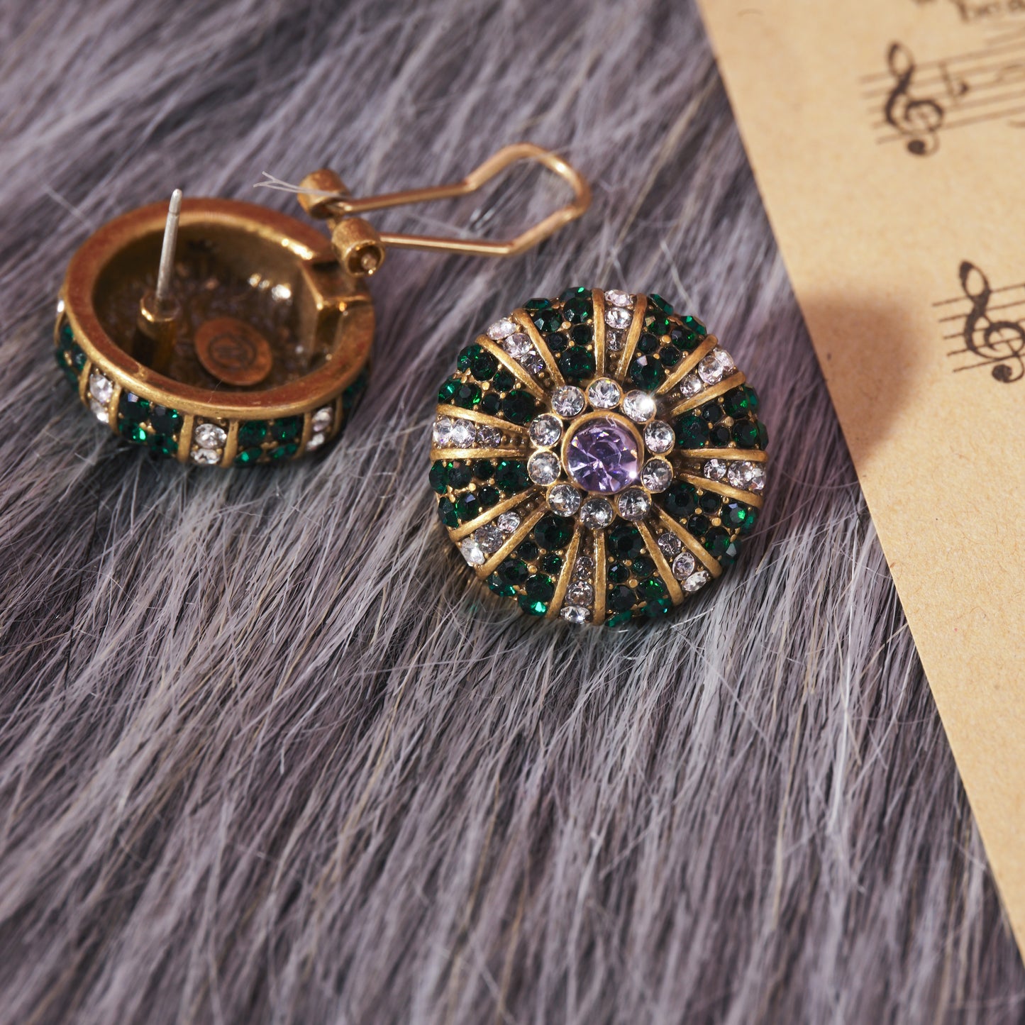 Antique Verdant Axis Earrings