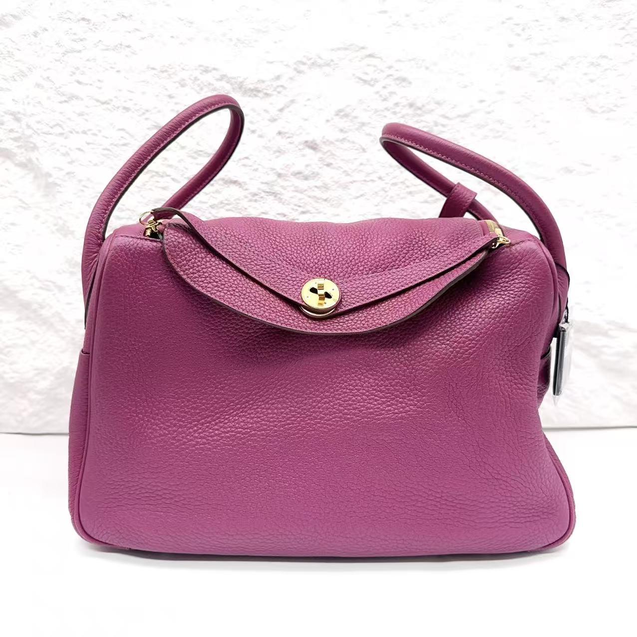 Hermès Lindy 26 Togo Leather in Purple (Anemone) [Pre-Owned]
