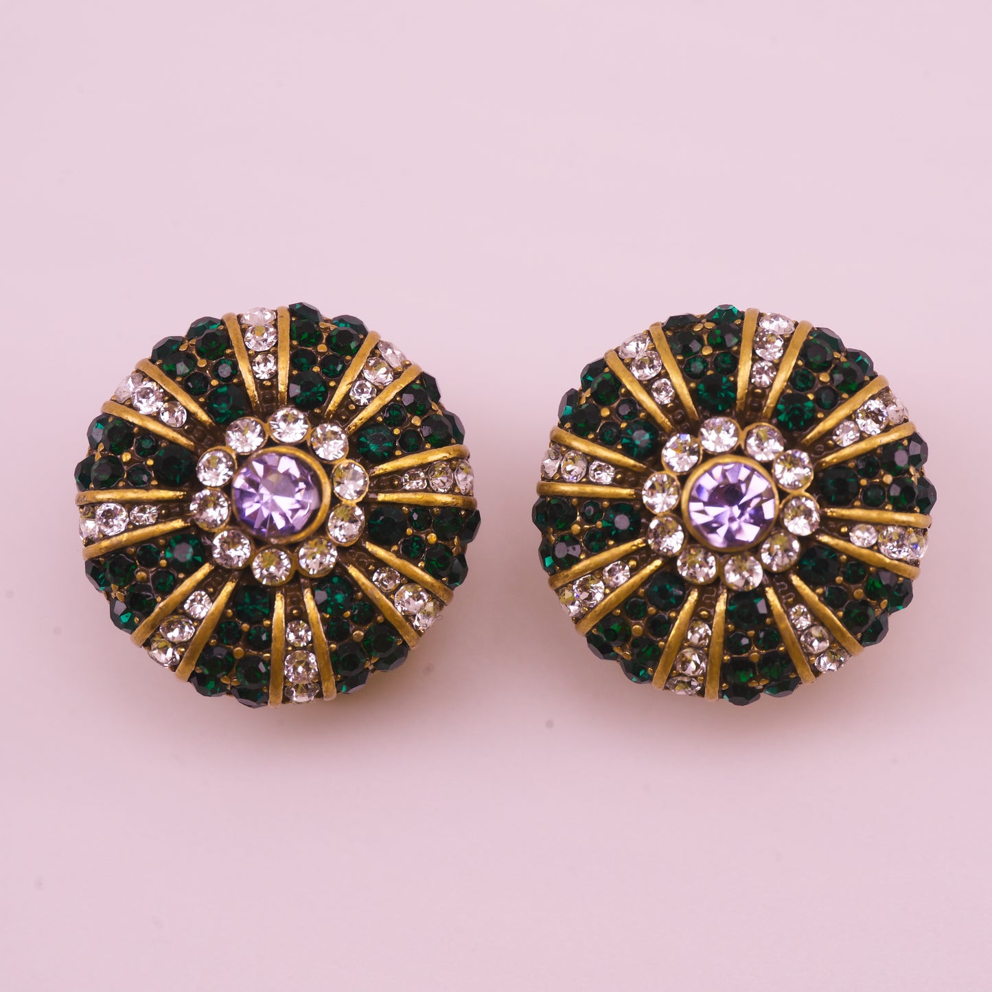 Antique Verdant Axis Earrings