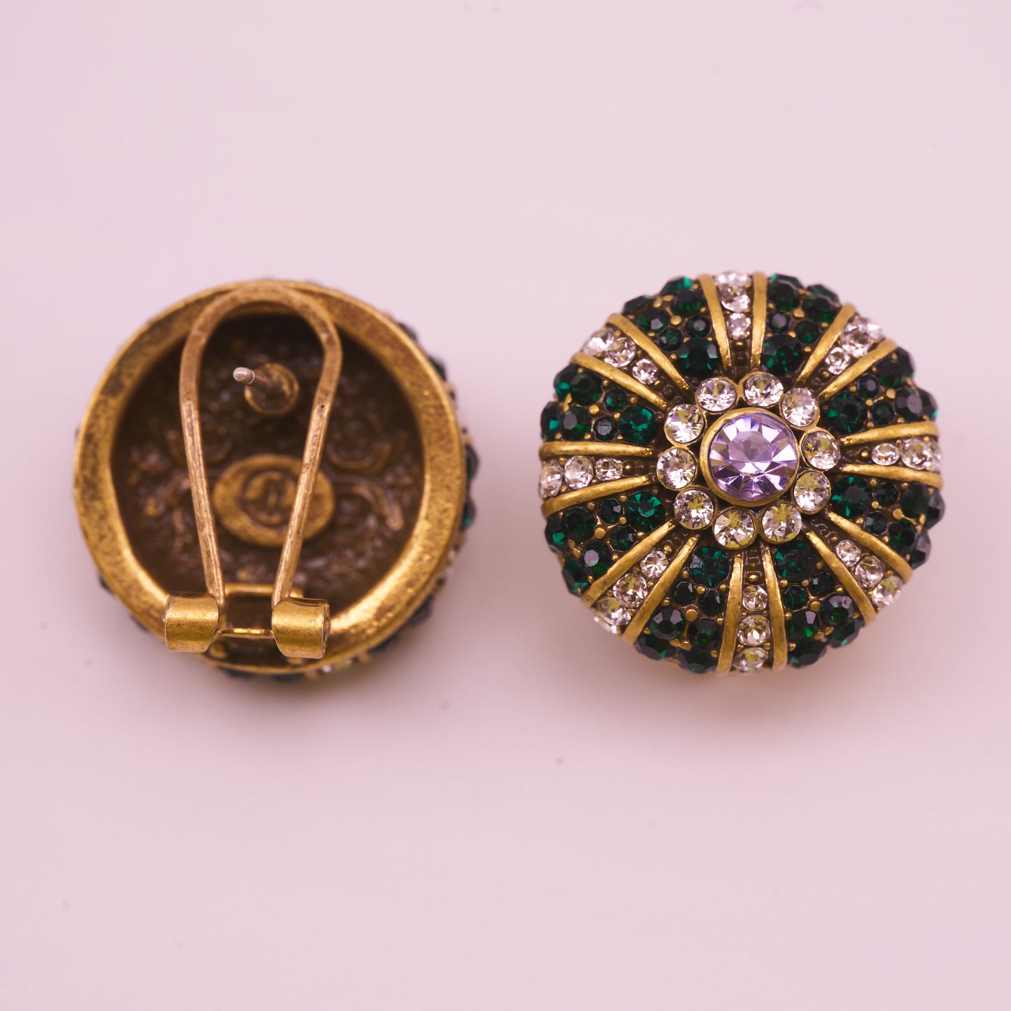 Antique Verdant Axis Earrings