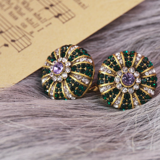 Antique Verdant Axis Earrings
